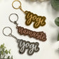 Yogi/Namaste Acrylic Keychain