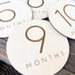 Baby Monthly Milestone Rounds Design 1