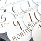 Baby Monthly Milestone Rounds Design 3